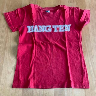 ハンテン(HANG TEN)の41 Tシャツ　半袖　赤　レッド　英語　シンプル　男の子　小学生　ハングテン(Tシャツ/カットソー)