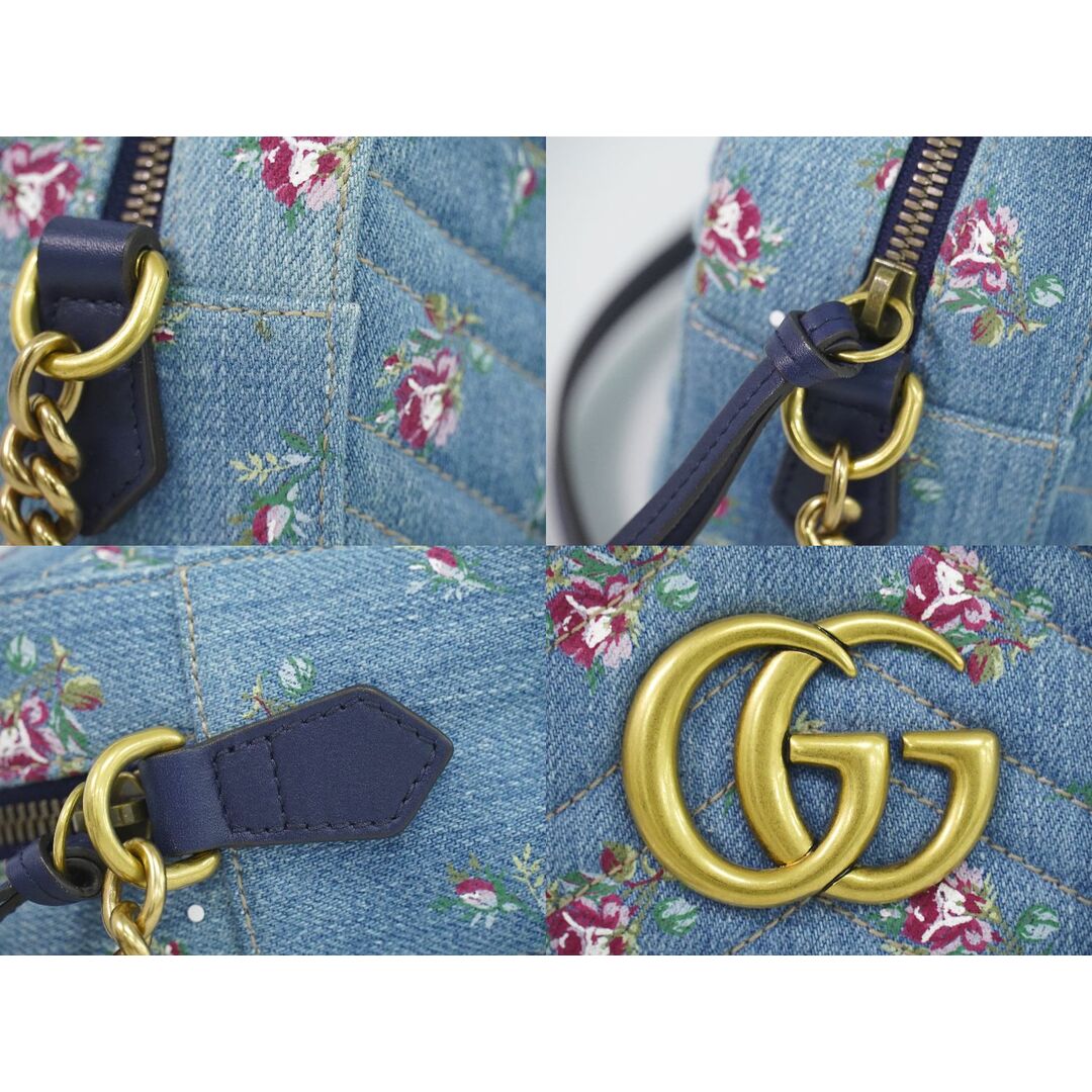 GUCCI - 本物 グッチ GUCCI GGマーモント キルティング スモール GUCCI - 本物 グッチ GUCCI GGマーモント キルティング スモール