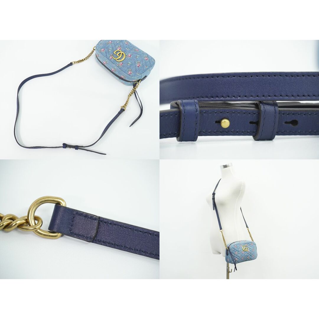 GUCCI - 本物 グッチ GUCCI GGマーモント キルティング スモール GUCCI - 本物 グッチ GUCCI GGマーモント キルティング スモール