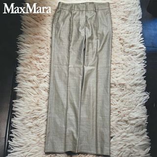 マックスマーラ(Max Mara)の美品 MaxMara レディース スラックス パンツ シルク混 サイズ42（M）(その他)