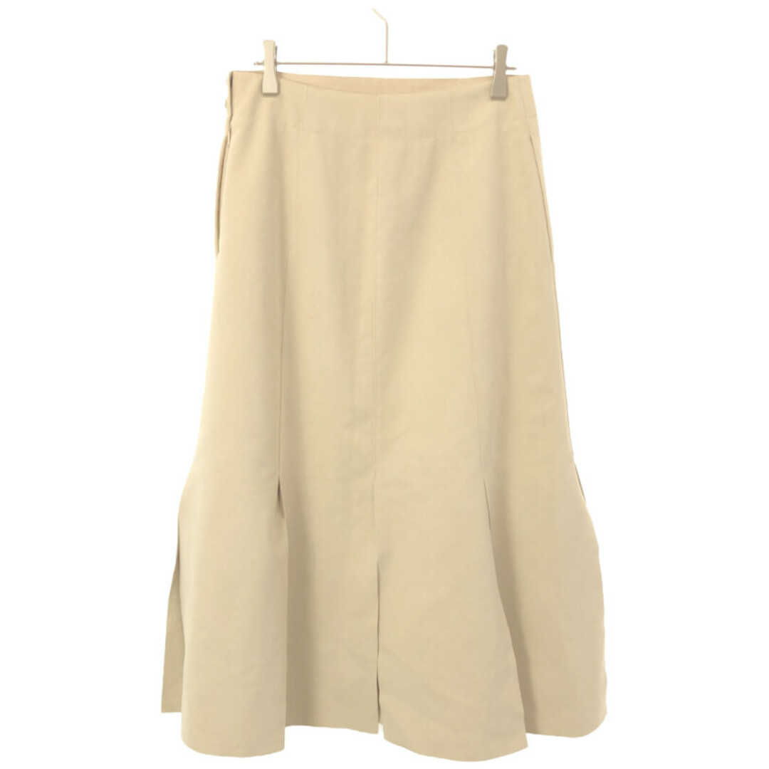 HYKE(ハイク)のHYKE ハイク 23SS ULTRASUEDE SKIRT ウルトラスウェードスリットスカート 14141 アイボリー 02 レディースのスカート(ロングスカート)の商品写真