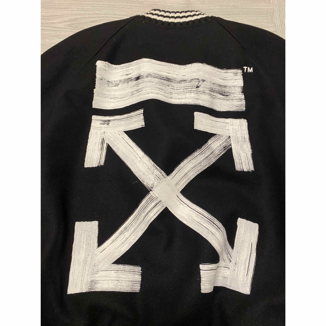 OFF-WHITE(オフホワイト)のOff-White DIAG BRUSHED VARSITY スタジャン ウール メンズのジャケット/アウター(スタジャン)の商品写真