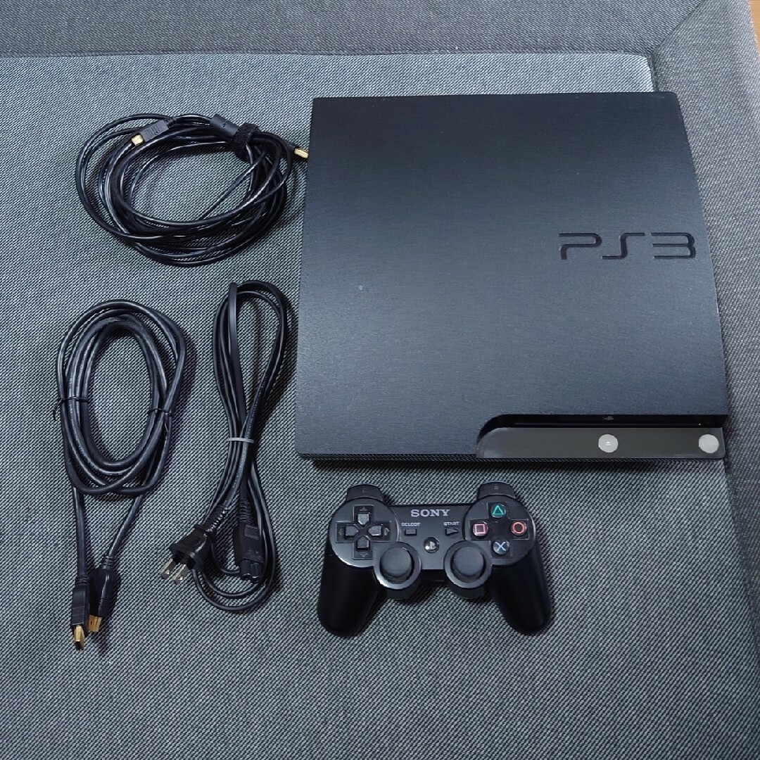 PlayStation3(プレイステーション3)の美品　SONY PlayStation3 CECH-2100A　ブラック　トルネ エンタメ/ホビーのゲームソフト/ゲーム機本体(家庭用ゲーム機本体)の商品写真