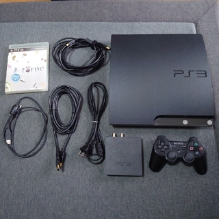 プレイステーション3(PlayStation3)の美品　SONY PlayStation3 CECH-2100A　ブラック　トルネ(家庭用ゲーム機本体)