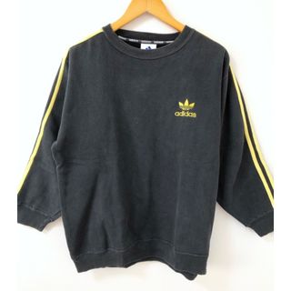 アディダス(adidas)のadidas（アディダス）90's　台湾製　ワンポイント刺繍　クルーネック　スウェット　トレーナー【E2246-007】(スウェット)