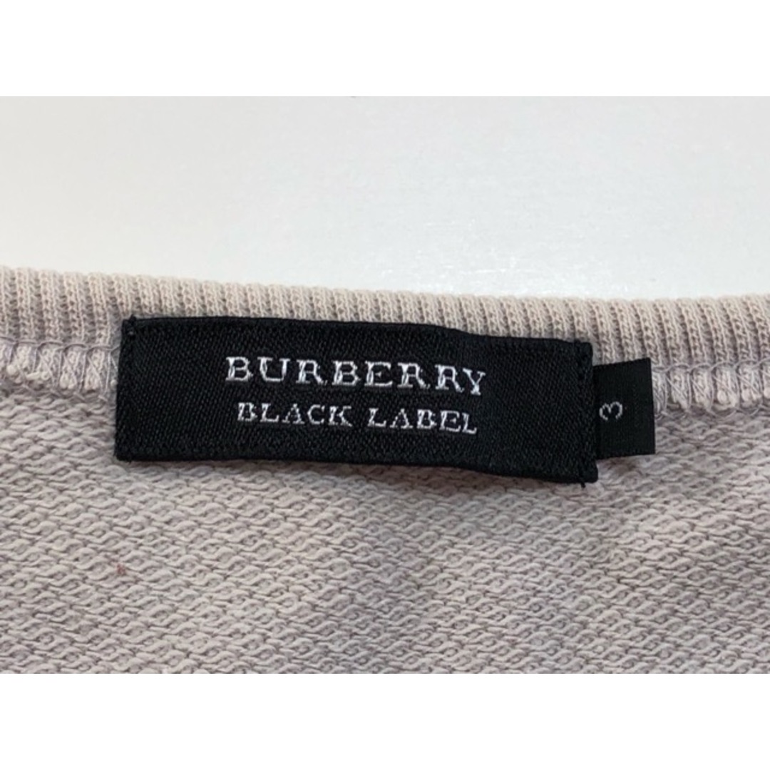 BURBERRY BLACK LABEL(バーバリーブラックレーベル)のBURBERRY BLACK LABEL（バーバリーブラックレーベル）BMV64-314-06　前V　薄手　スウェット　トレーナー【E2266-007】 メンズのトップス(スウェット)の商品写真