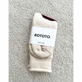 ロトト(ROTOTO)のRoToTo DOUBLE FACE CREW SOCKS ロトト 靴下(ソックス)