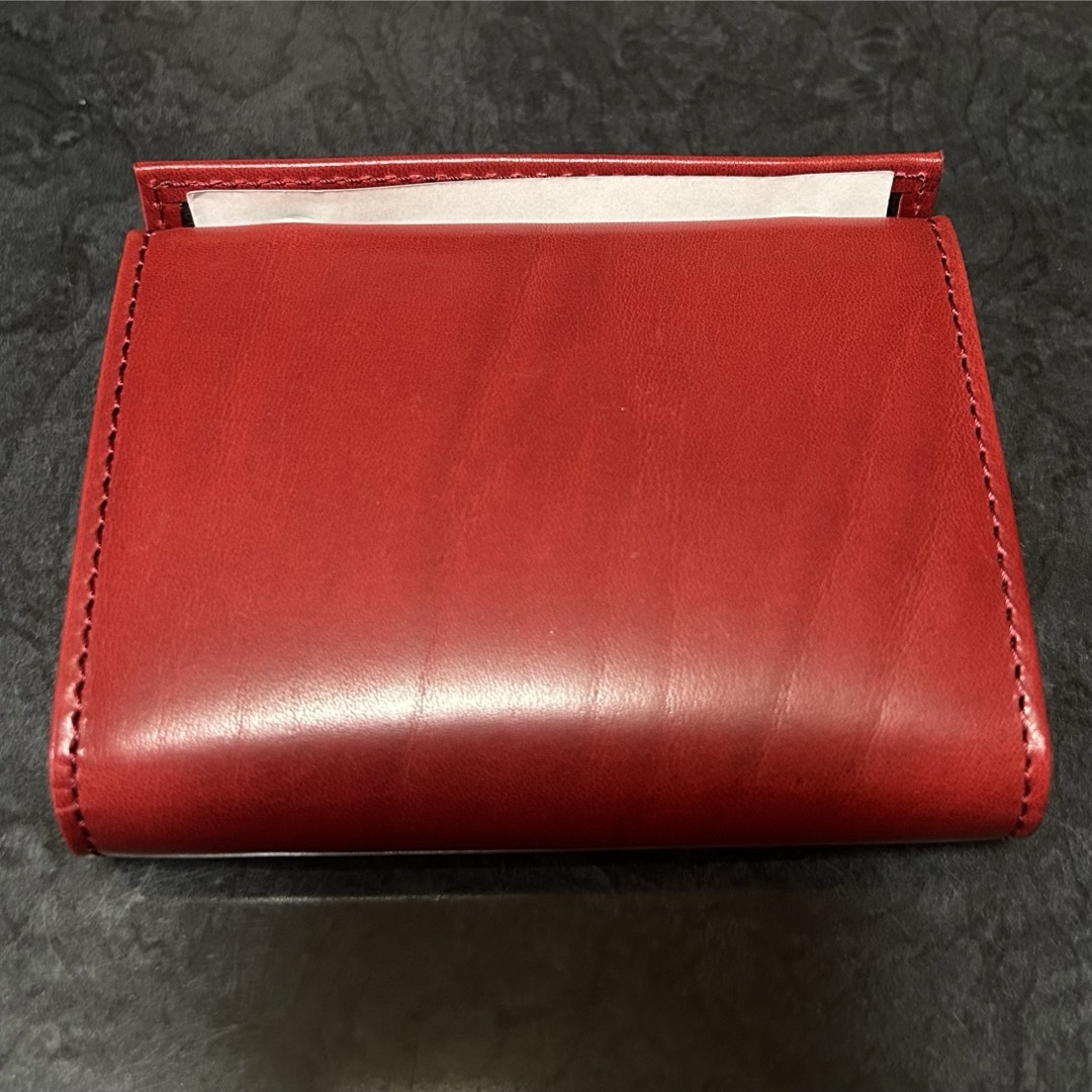 m+(エムピウ)のエムピウmillefoglie II P25 BUSCHETO BU.rosso メンズのファッション小物(折り財布)の商品写真