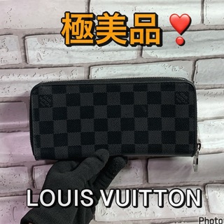 LOUIS VUITTON - 【美品】ルイヴィトン ダミエ グラフィット ジッピー