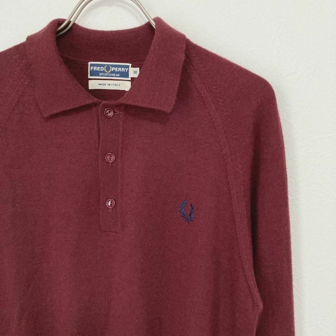 FRED PERRY(フレッドペリー)のフレッドペリー CLASSIC MERINO KNIT SHIRTイタリア製 メンズのトップス(ニット/セーター)の商品写真