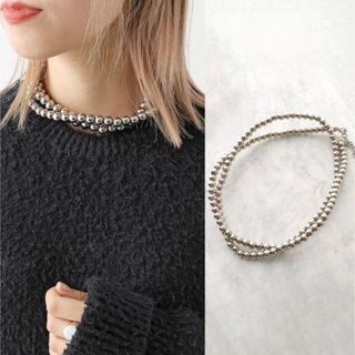 マルタンマルジェラ(Maison Martin Margiela)の新品未使用　マルジェラ　MM6 ボールチェーン　ネックレス(ネックレス)