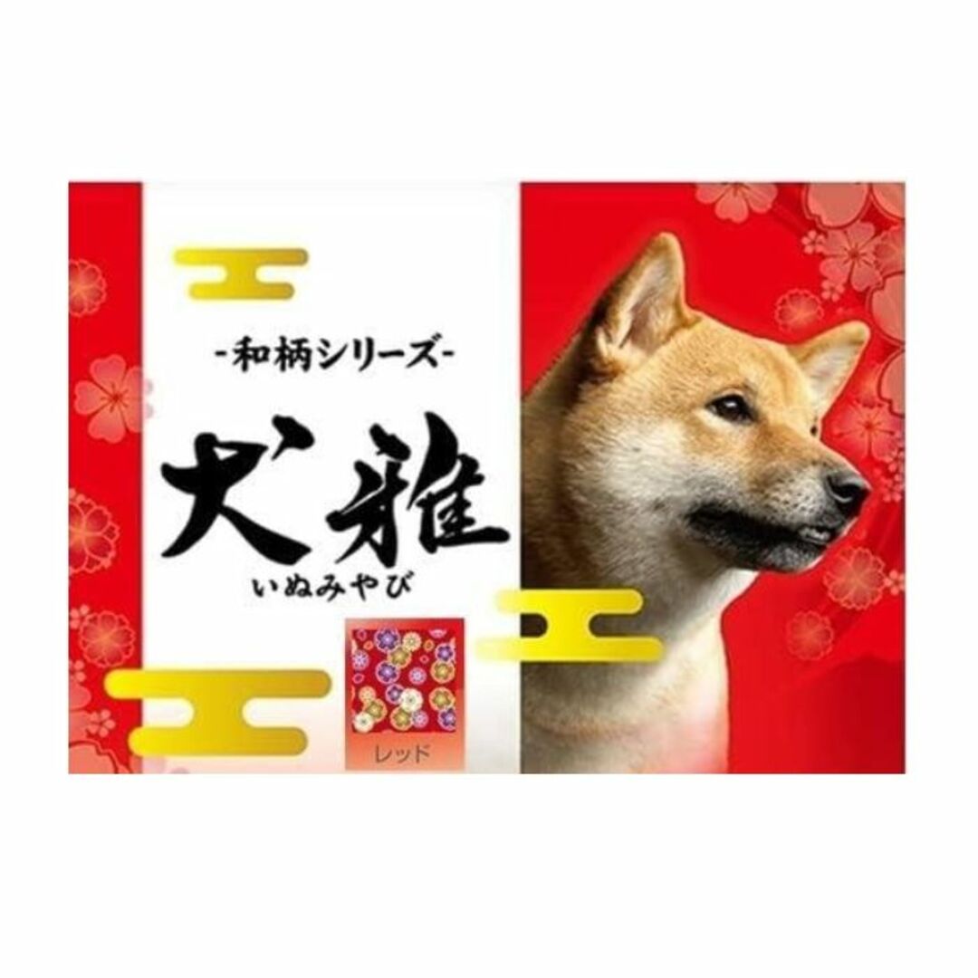 Petio(ペティオ)のぺティオ 犬雅 超小型犬用リード 桜＆菊 SS 5kgまで【レッド】 その他のペット用品(犬)の商品写真