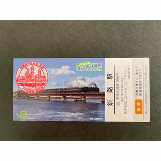 JR北海道北の大地の入場券です。 (鉄道)