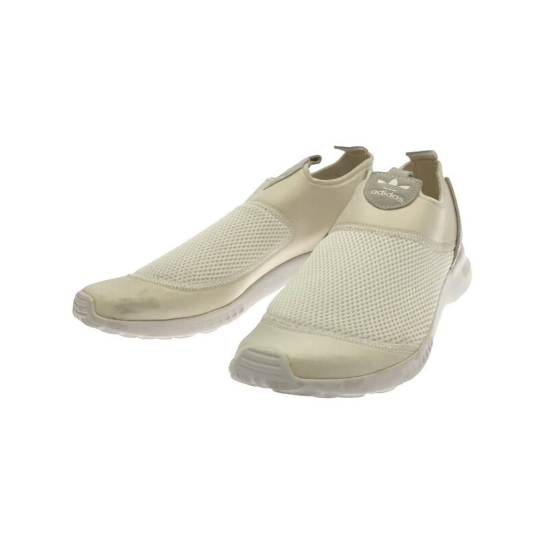 adidas(アディダス)のadidas Originals アディダス オリジナルス ZX FLUX SMOOTH SLIP ON W スリッポンスニーカー ホワイト 25cm メンズの靴/シューズ(スニーカー)の商品写真