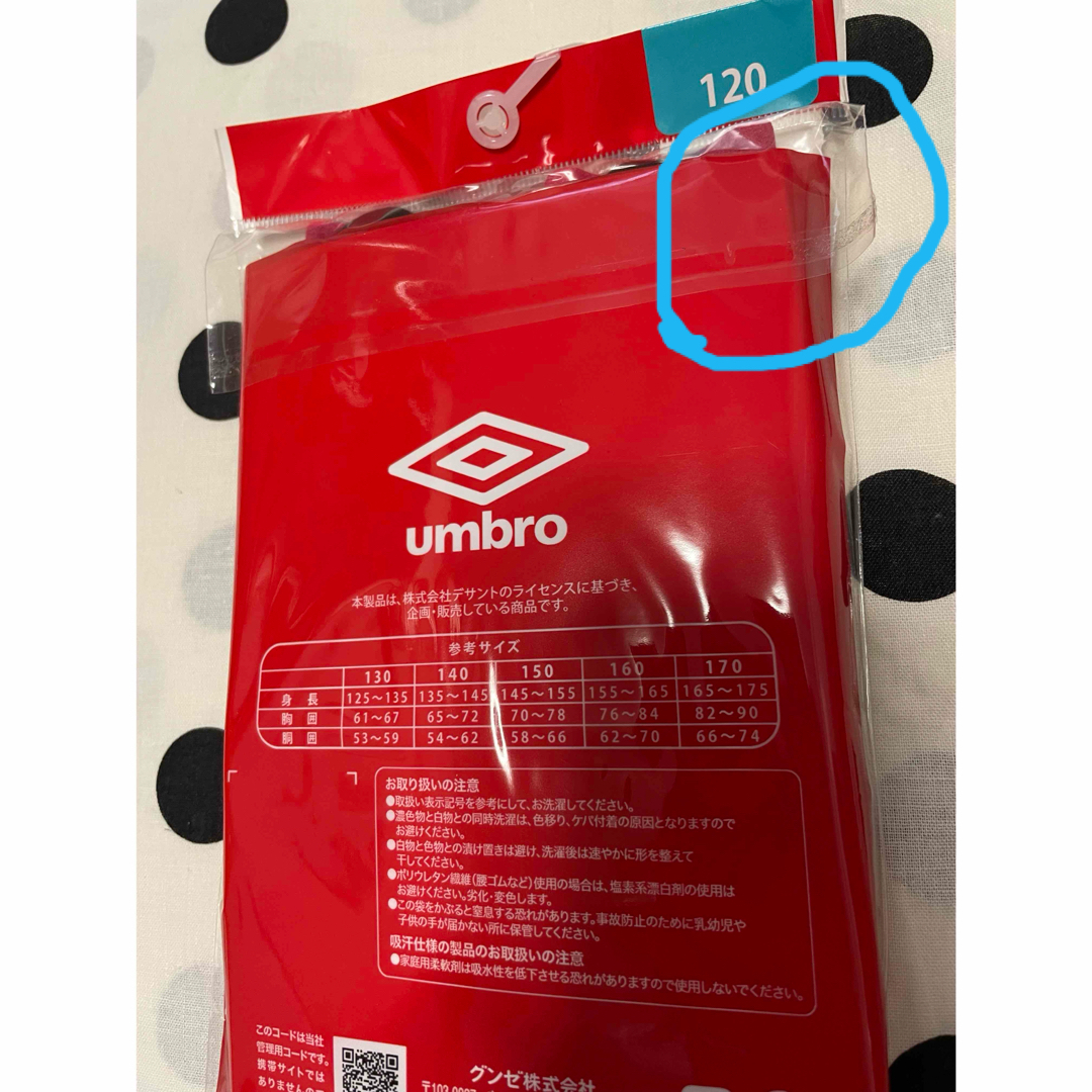 UMBRO(アンブロ)の【新品未使用】UMBRO アンブロ 120cm 2枚組 男児 ボクサーブリーフ  キッズ/ベビー/マタニティのキッズ服男の子用(90cm~)(下着)の商品写真