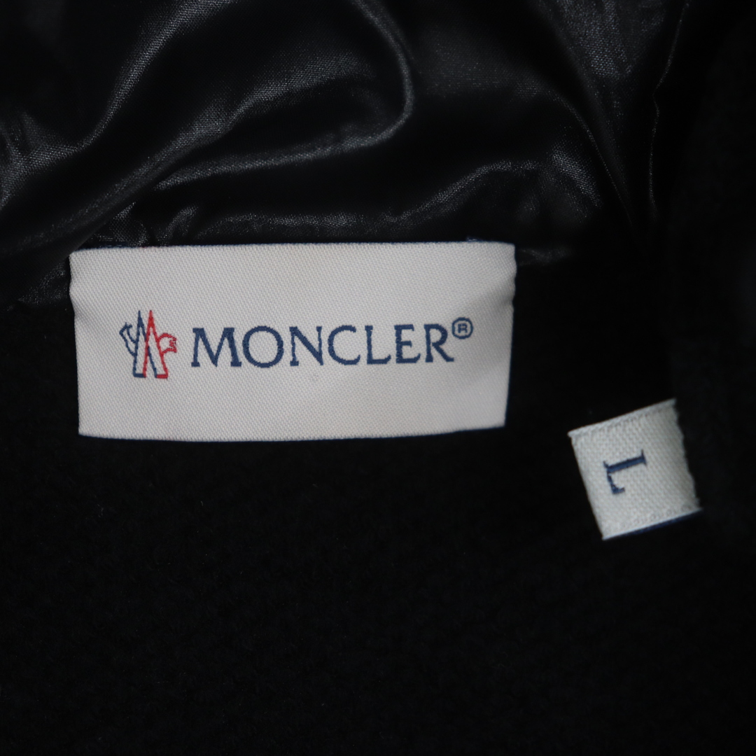 MONCLER(モンクレール)のITBR09BFPBW0 美品  国内正規品 MONCLER モンクレール MAGLIA CARDIGAN アウター トップス ジップアップ パーカー V8145 L レディース ブラック 黒 サイズL レディースのトップス(パーカー)の商品写真