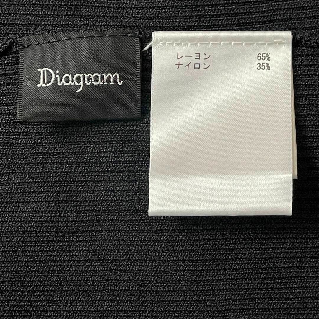 GRACE CONTINENTAL(グレースコンチネンタル)の未使用品 Diagram カーディガン ラグラン袖 金ボタン 36 BLK/黒 レディースのトップス(カーディガン)の商品写真
