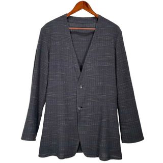 the Sakaki 16SS 居間着 丙 2B甘織生地ノーカラージャケット(ノーカラージャケット)