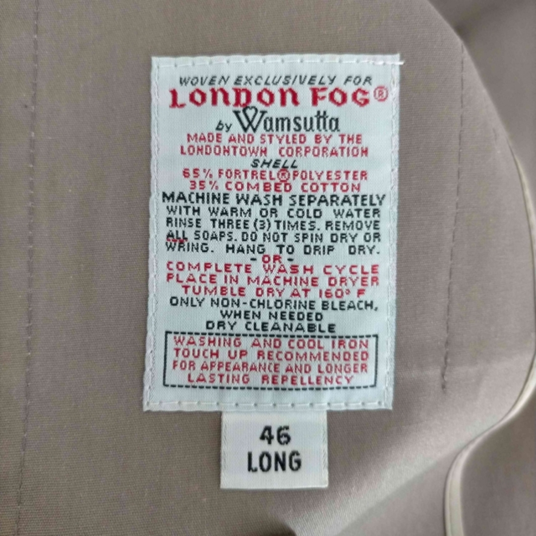 LONDON FOG(ロンドンフォグ) OLD 比翼ステンカラーコート メンズ メンズのジャケット/アウター(ステンカラーコート)の商品写真