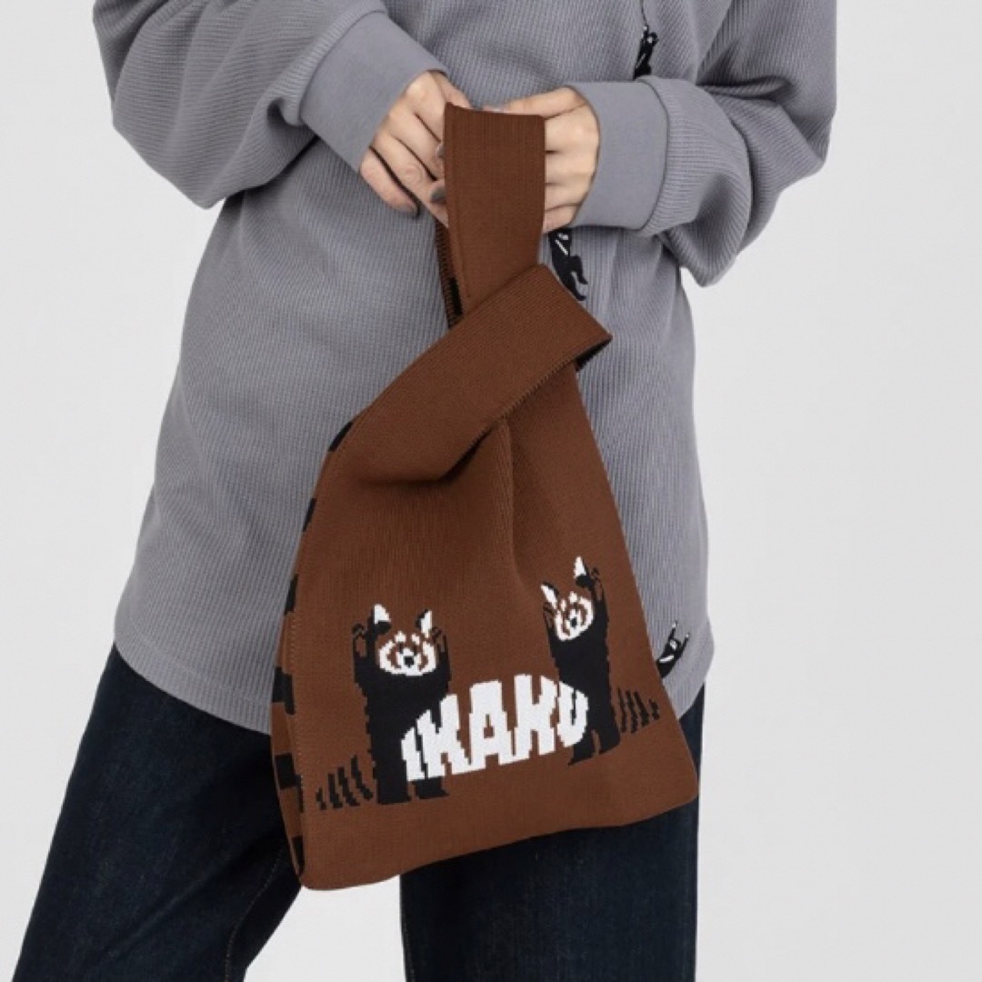 【graniph】グラニフ　イカク　IKAKU  ニットバッグ　サブバッグ  レディースのバッグ(トートバッグ)の商品写真