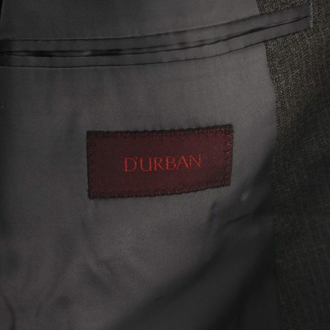 D’URBAN(ダーバン)のダーバン DURBAN テーラードジャケット ダブル ウール 総裏地 グレー メンズのジャケット/アウター(テーラードジャケット)の商品写真