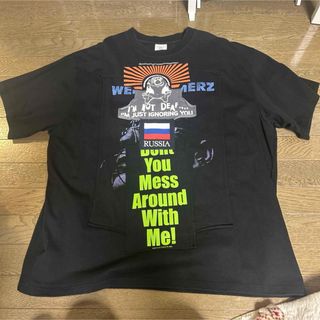 VETEMENTS 19SS  TRANSLATEDプリント Tシャツ 黒