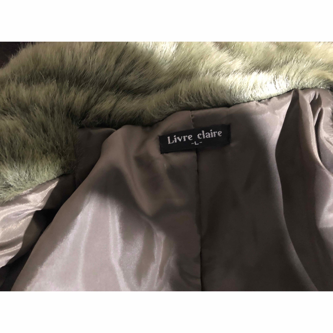 毛皮コートLivre Claire サイズ L  レディースのジャケット/アウター(毛皮/ファーコート)の商品写真