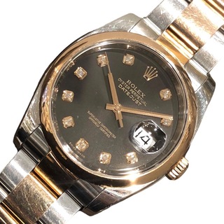 ロレックス(ROLEX)の　ロレックス ROLEX デイトジャスト 36 116201G K18ピンクゴールド ステンレススティール ユニセックス 腕時計(腕時計)