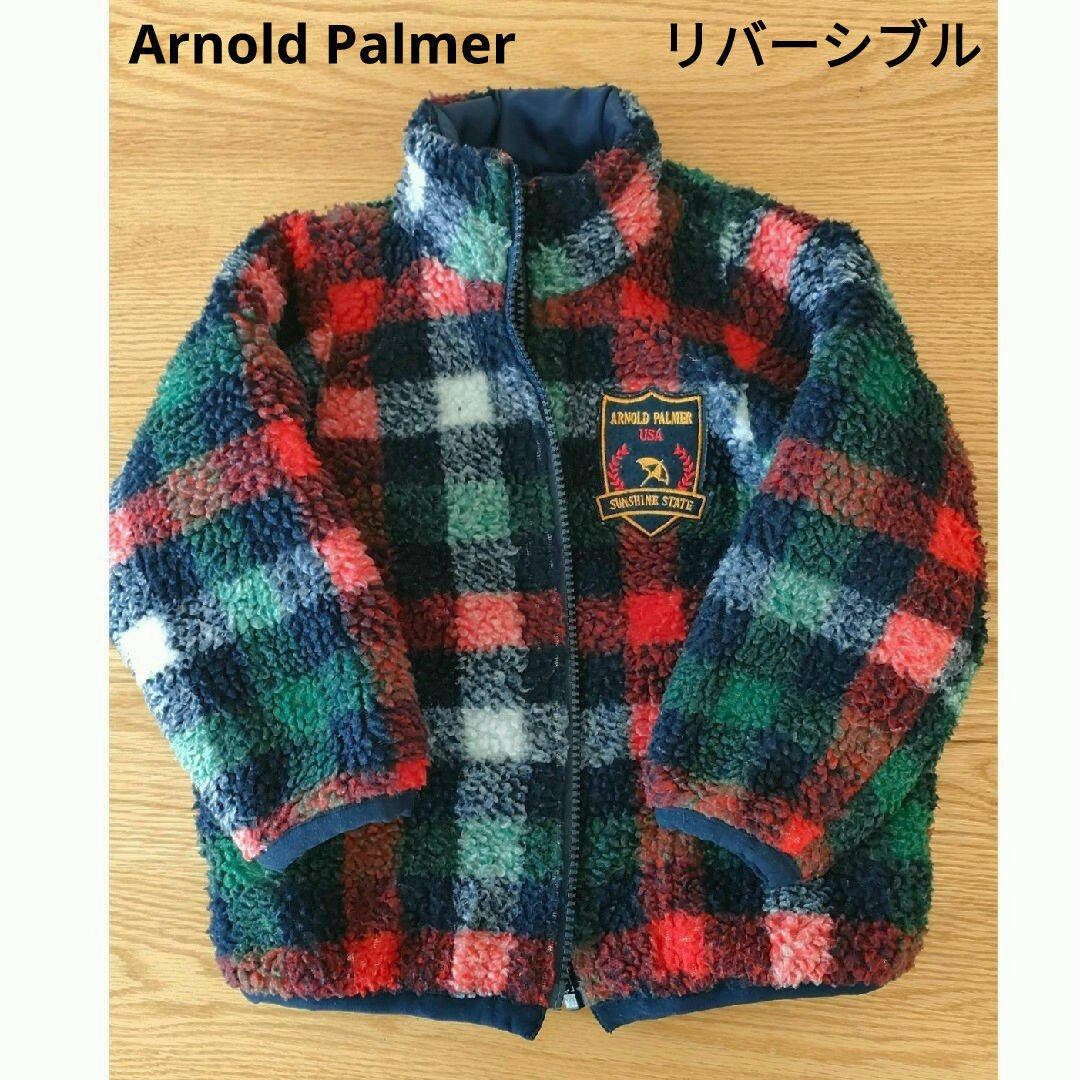 Arnold Palmer(アーノルドパーマー)のアーノルドパーマー　ブルゾン　アウター　リバーシブル キッズ/ベビー/マタニティのキッズ服男の子用(90cm~)(ジャケット/上着)の商品写真