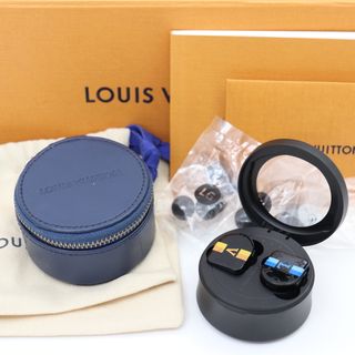 ルイヴィトン(LOUIS VUITTON)のITKE0ABR5U6G LOUIS VUITTON ルイヴィトン ホライゾン ワイヤレス イヤホン QAB040 Bluetooth ストライプ 充電不可 ジャンク品(ヘッドフォン/イヤフォン)