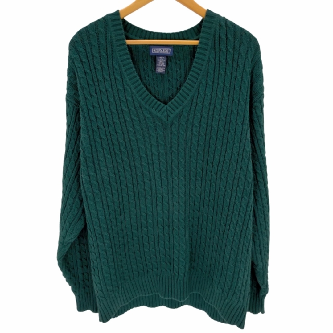 LANDS'END - LANDS END(ランズエンド) 90S 香港製 Vネック LANDS'END - LANDS END(ランズエンド) 90S 香港製 Vネック