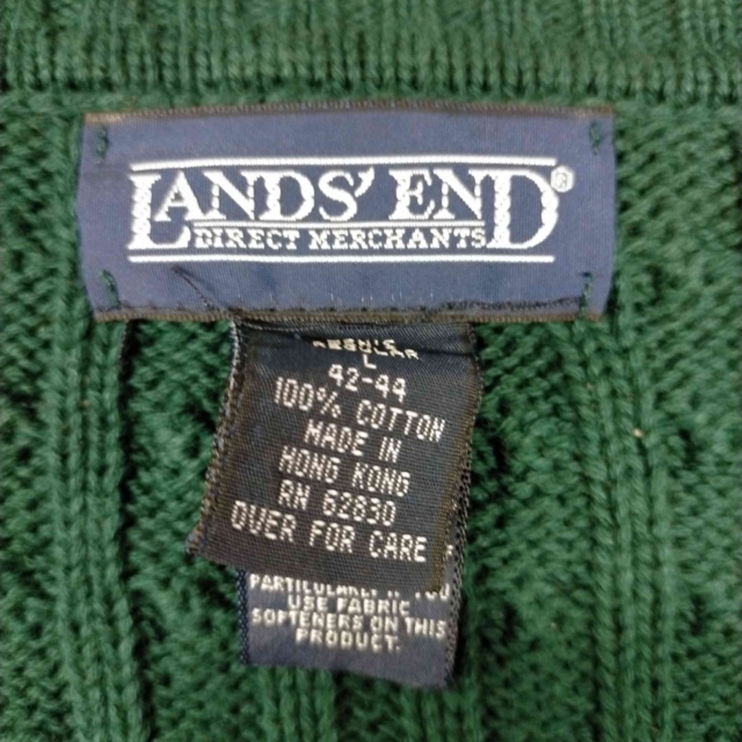 LANDS'END - LANDS END(ランズエンド) 90S 香港製 Vネック LANDS'END - LANDS END(ランズエンド) 90S 香港製 Vネック