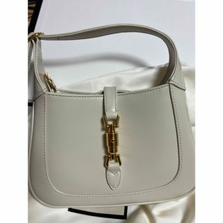 グッチ(Gucci)のGUCCI グッチ　1961ミニバッグ　ジャッキーJackie白(ショルダーバッグ)