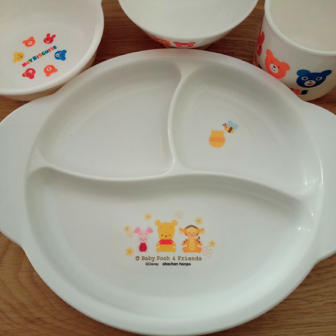 mikihouse(ミキハウス)の幼児　食器セット キッズ/ベビー/マタニティの授乳/お食事用品(離乳食器セット)の商品写真