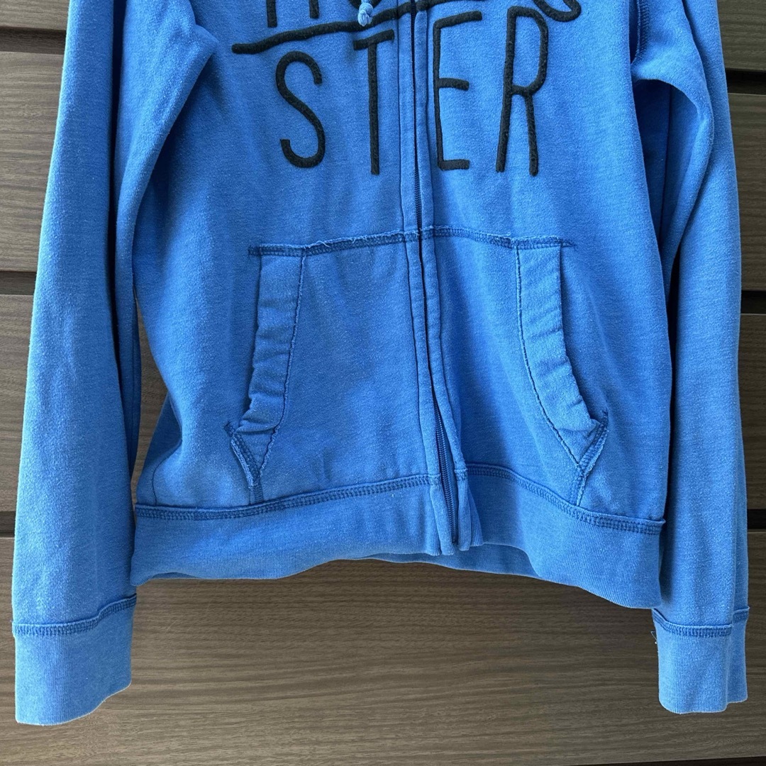 Hollister(ホリスター)のホリスター  パーカー メンズ Sサイズ ブルー 青 ジップアップ ジャケット メンズのトップス(パーカー)の商品写真