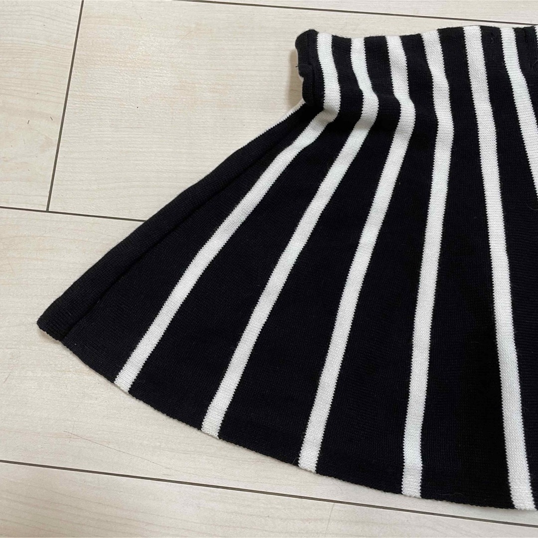 H&M(エイチアンドエム)のH&M ニットスカート　110 キッズ/ベビー/マタニティのキッズ服女の子用(90cm~)(スカート)の商品写真