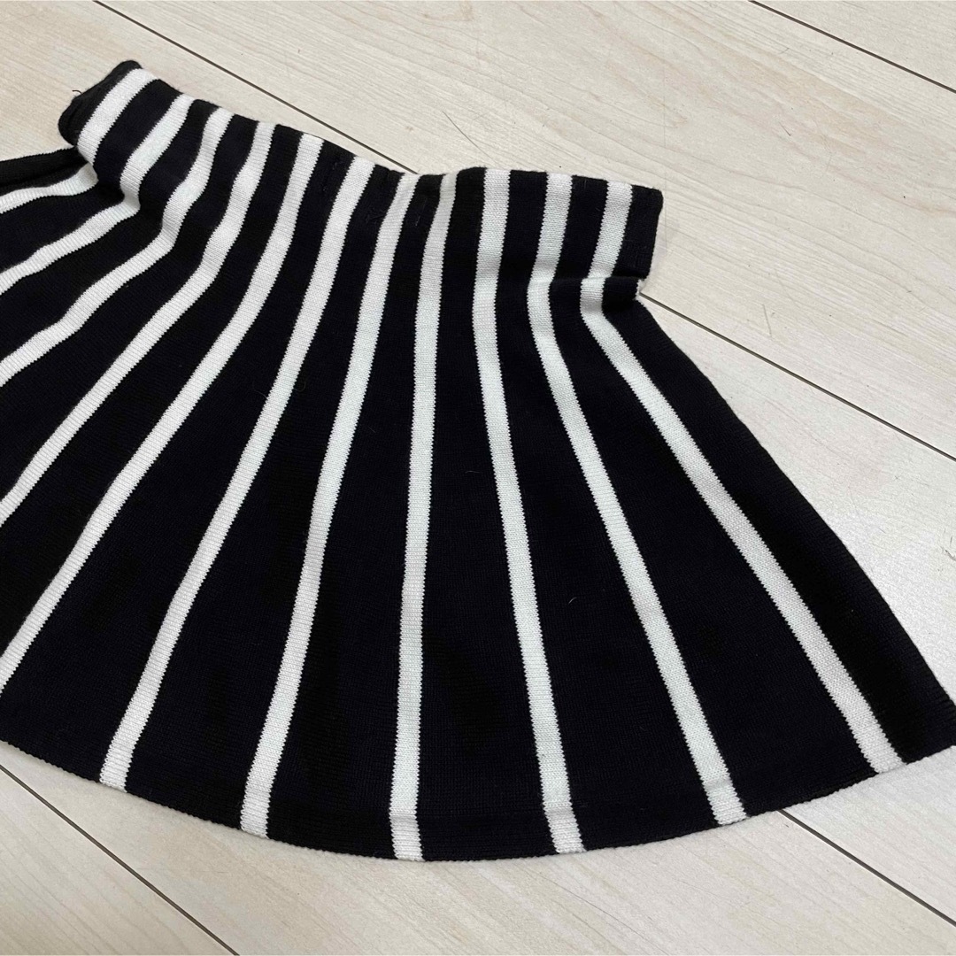 H&M(エイチアンドエム)のH&M ニットスカート　110 キッズ/ベビー/マタニティのキッズ服女の子用(90cm~)(スカート)の商品写真