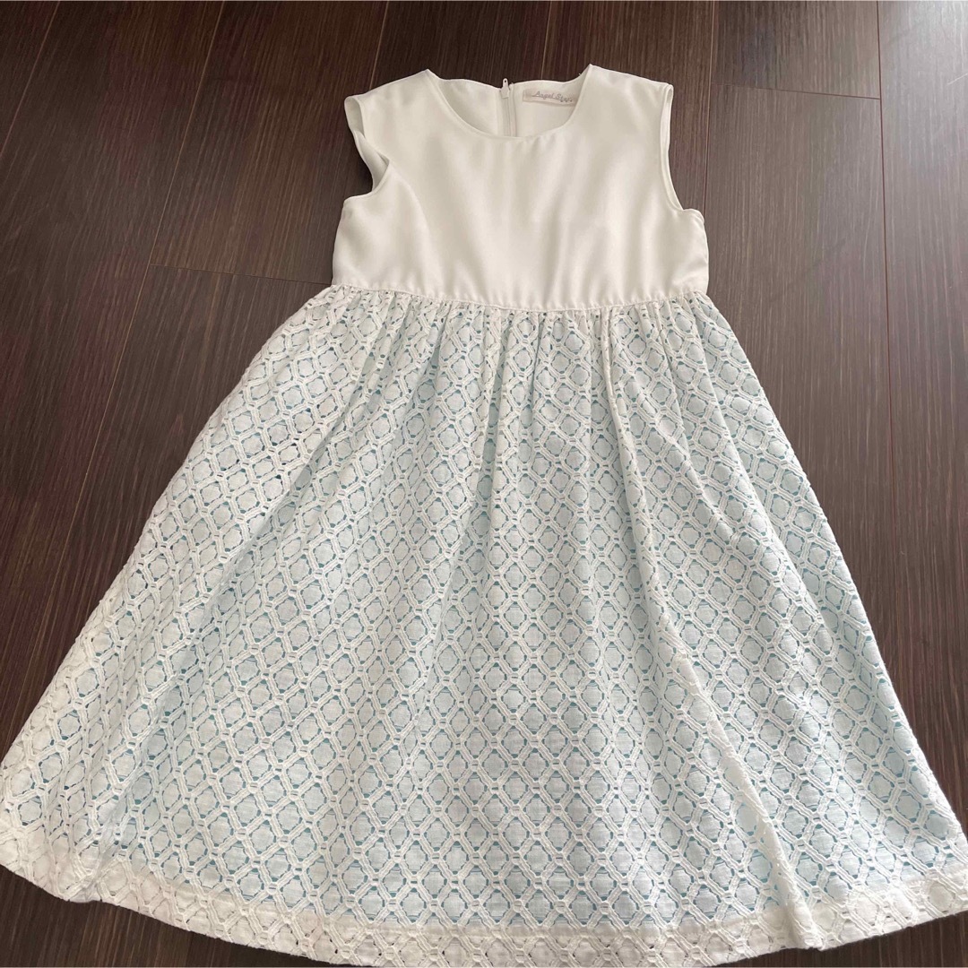 エンゼルスター　レースワンピース　120cm 入学式卒園式 キッズ/ベビー/マタニティのキッズ服女の子用(90cm~)(ドレス/フォーマル)の商品写真