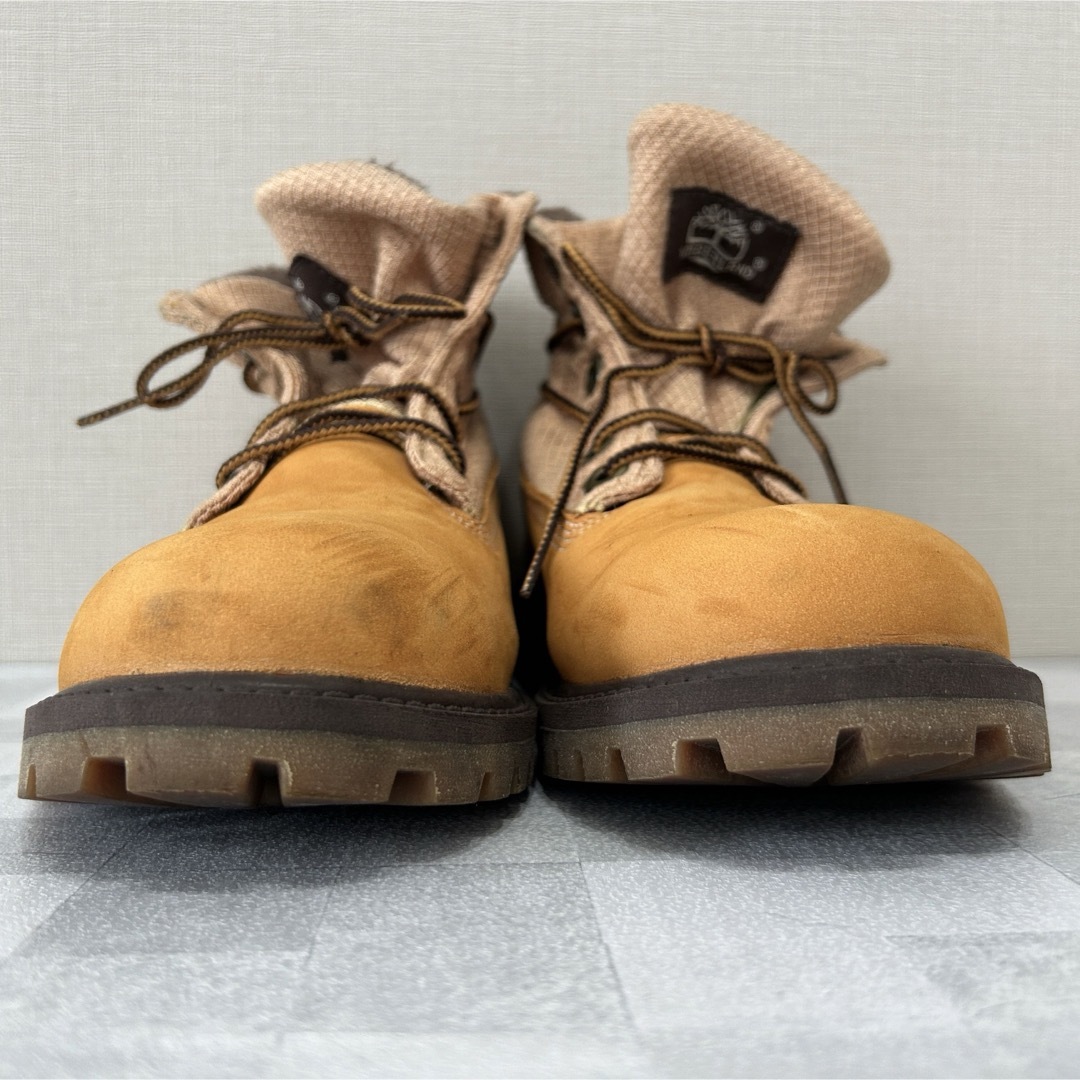 Timberland(ティンバーランド)の希少デザイン☆ ティンバーランド ブーツ 折り返し ロールトップ 刺繍 22.5 レディースの靴/シューズ(ブーツ)の商品写真