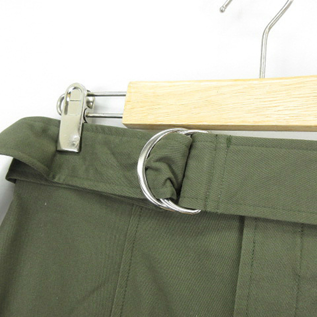 ROSE BUD(ローズバッド)のローズバッド  ローズバッド サイドプリーツ 切替 ロング スカート カーキ F レディースのスカート(その他)の商品写真