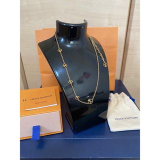 ルイヴィトン(LOUIS VUITTON)の極美品　ルイビトン　フラワーフルネックレス(ネックレス)