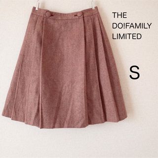 ドゥファミリー(DO!FAMILY)の【美品】THE DO!FAMILY LIMITED プリーツスカート S ウール(ひざ丈スカート)