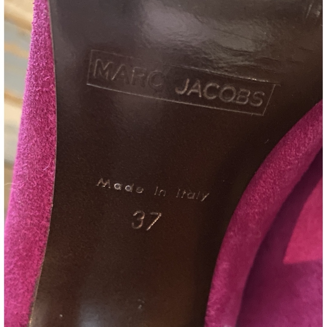 MARC JACOBS(マークジェイコブス)のMARC JACOBS ロングブーツ  マゼンタ　ピンク　パープル　イタリア レディースの靴/シューズ(ブーツ)の商品写真