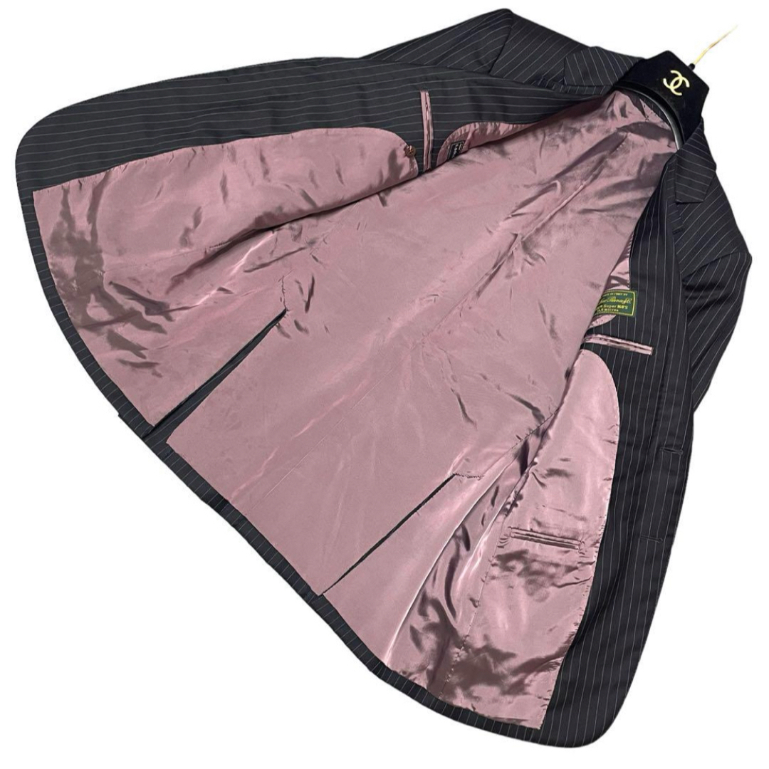 LORO PIANA(ロロピアーナ)のLoro Piana テーラードジャケット　Super160'S ストライプ メンズのジャケット/アウター(テーラードジャケット)の商品写真