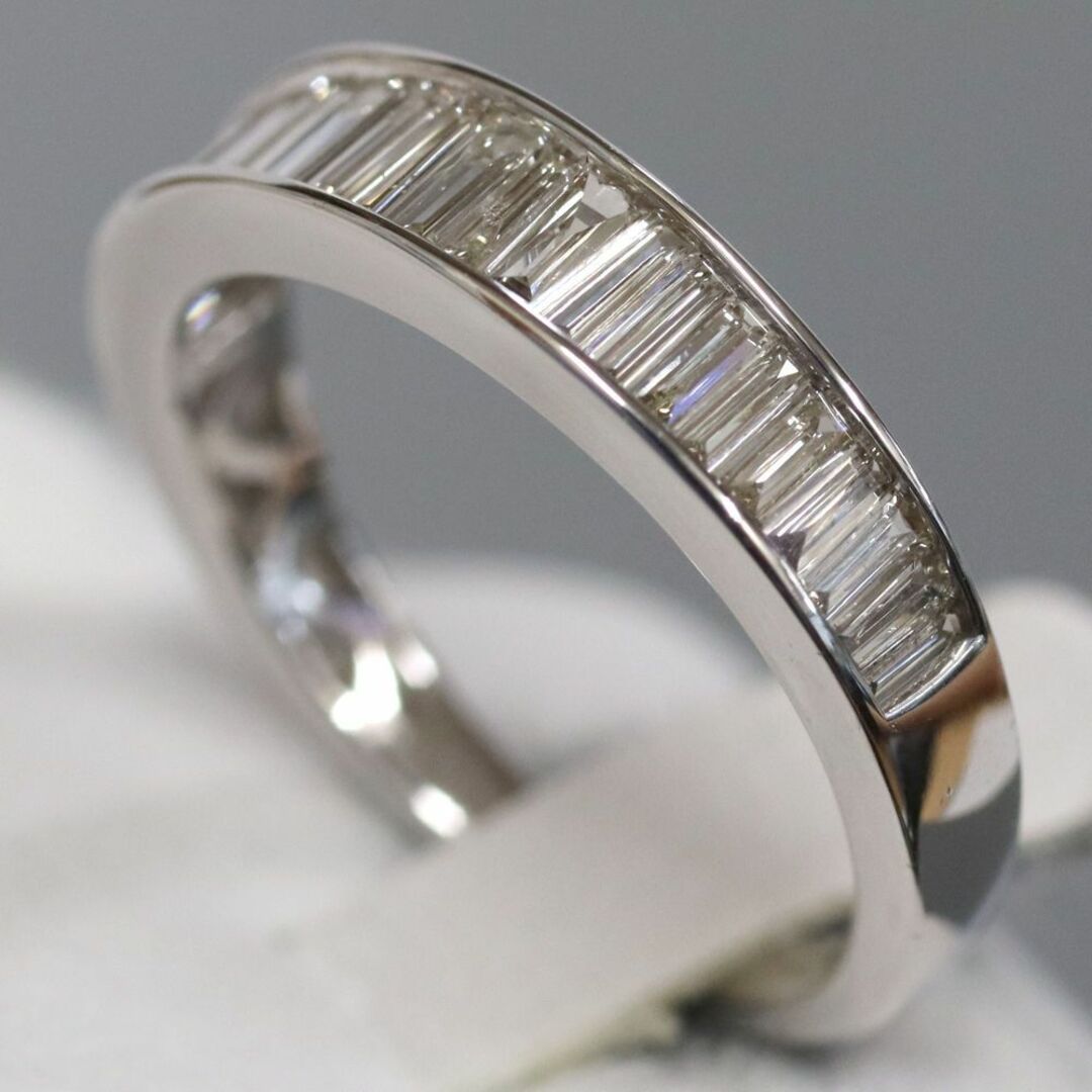 K18WGテーパーダイヤモンドリング D0.59 2.9g #12 レディースのアクセサリー(リング(指輪))の商品写真