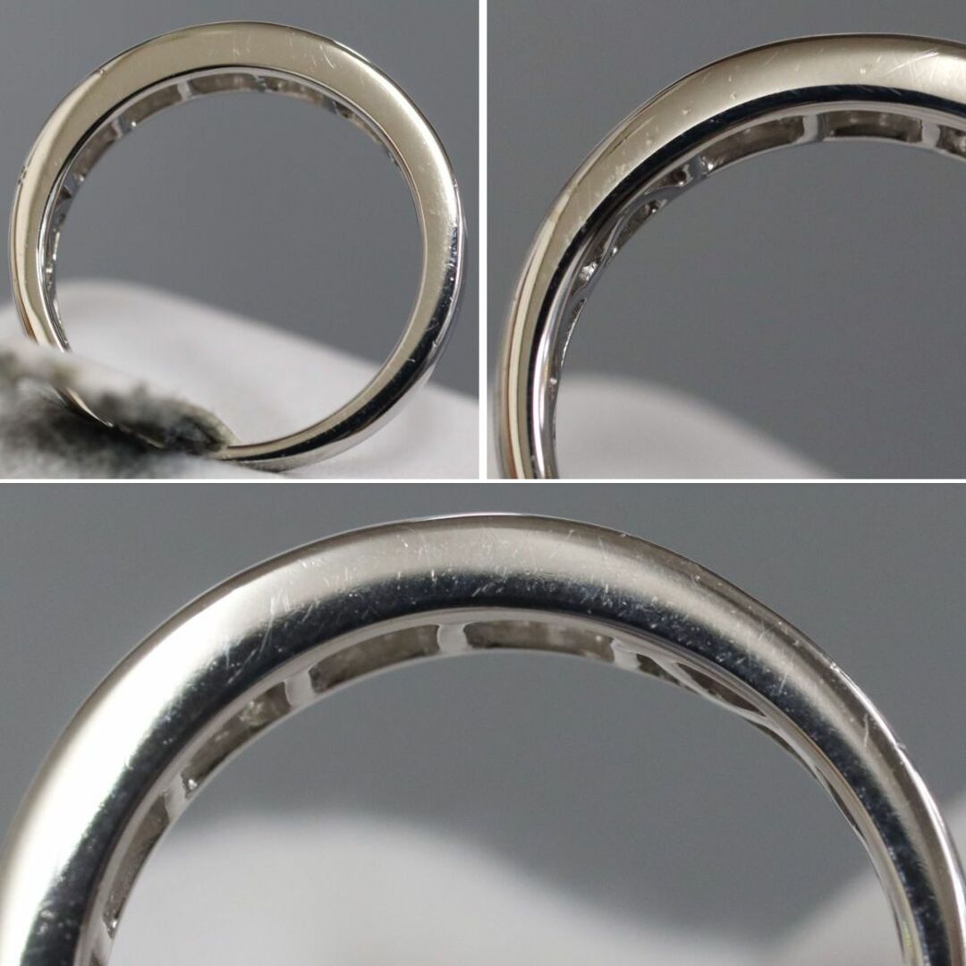 K18WGテーパーダイヤモンドリング D0.59 2.9g #12 レディースのアクセサリー(リング(指輪))の商品写真