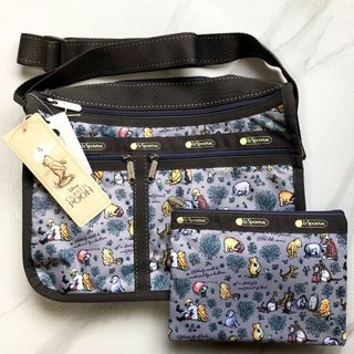 【セット】LeSportsac くまのプーさん　ショルダー　ポーチ　DX 森