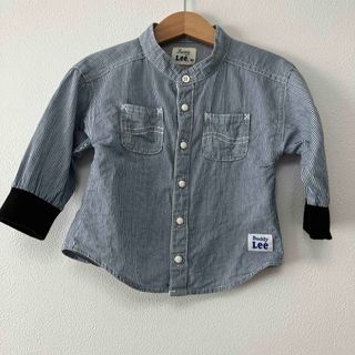 リー(Lee)の美品　Lee ストライプ　シャツ　GAP ZARA 80 ヒッコリーシャツ(シャツ/カットソー)