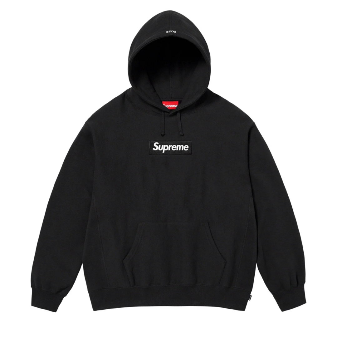 supreme Box Logo Hooded Sweatshirt 黒 Lメンズ