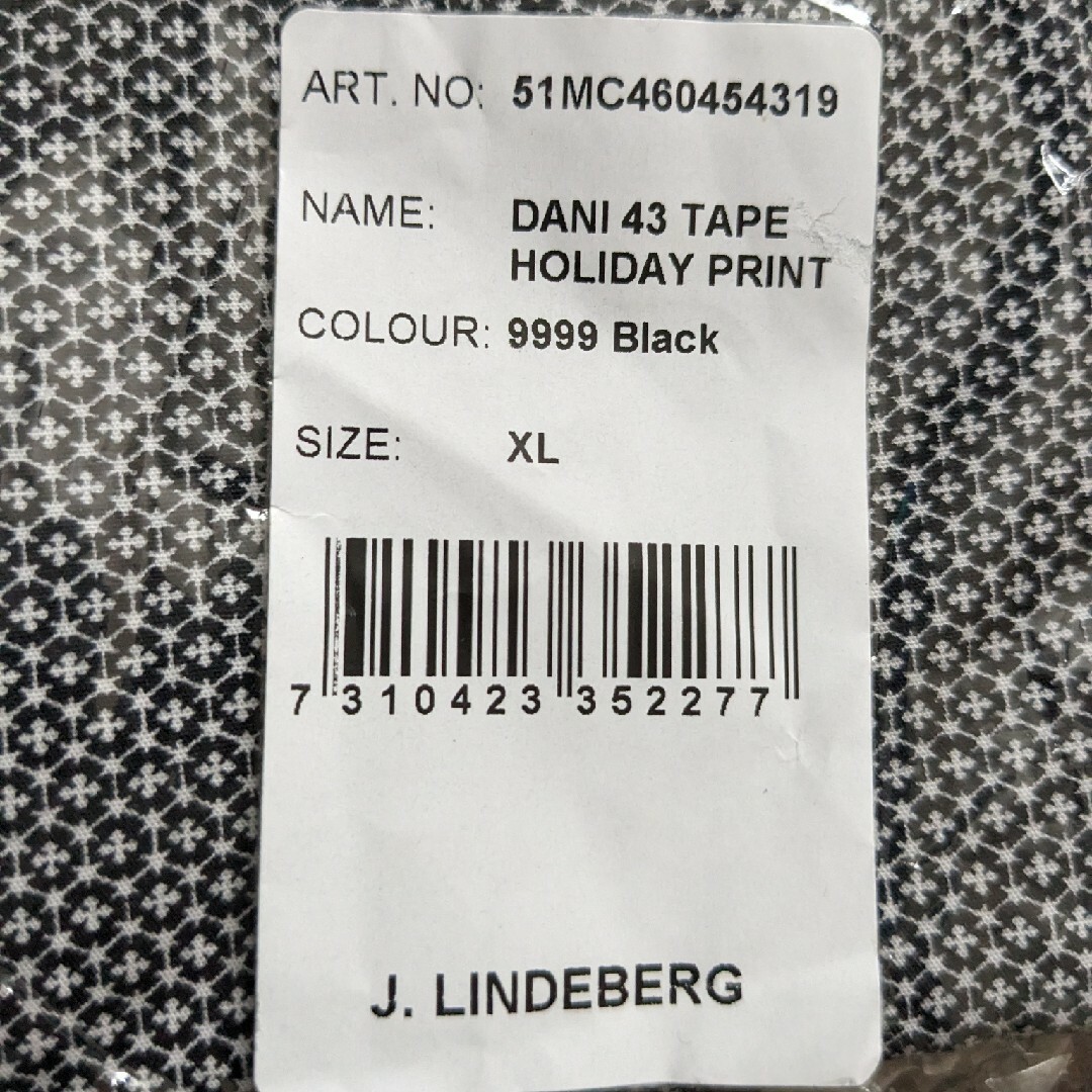 J.LINDEBERG(ジェイリンドバーグ)のＪ.LINDEBERG メンズ長袖シャツ　新品未使用 メンズのトップス(シャツ)の商品写真